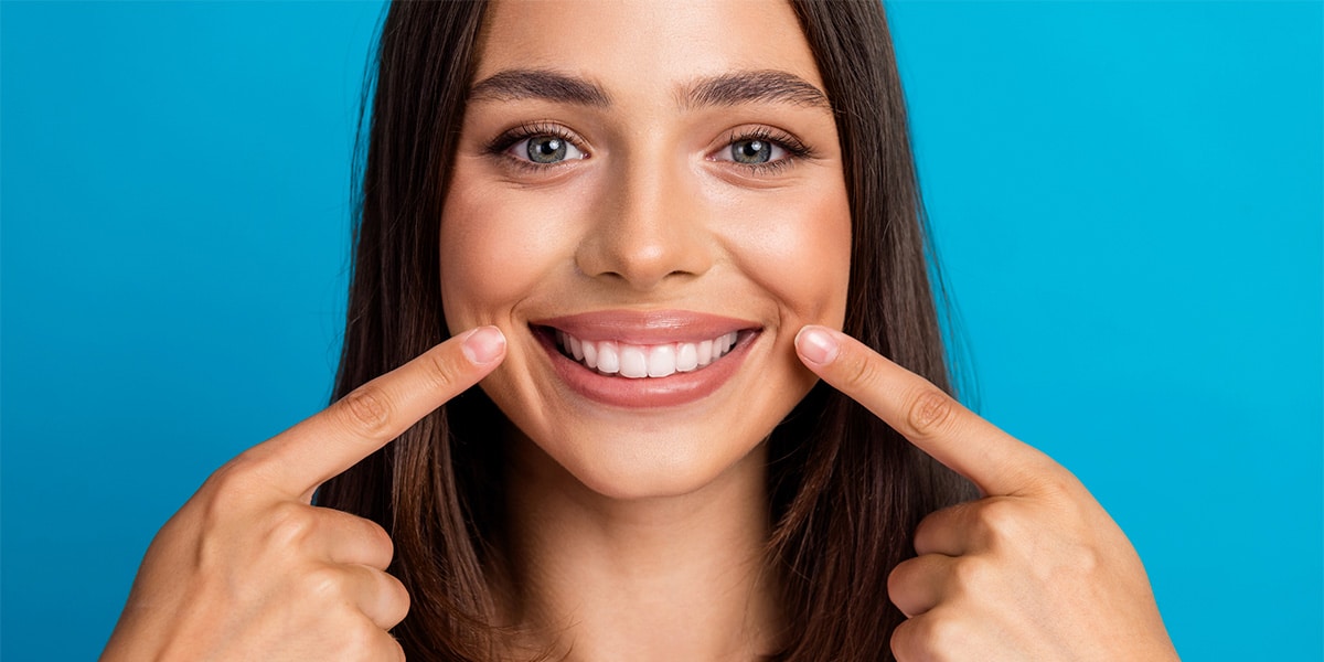 Lady smiling